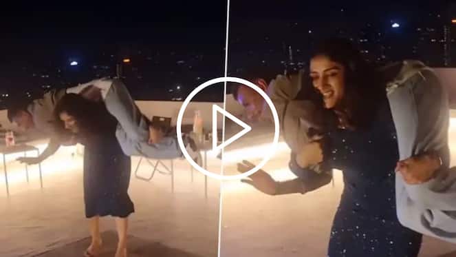 [Watch] Wrestler Sangeeta Phogat Lifts Yuzvendra Chahal On Shoulders In A Party